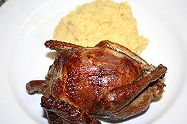 piccione allo spiedo