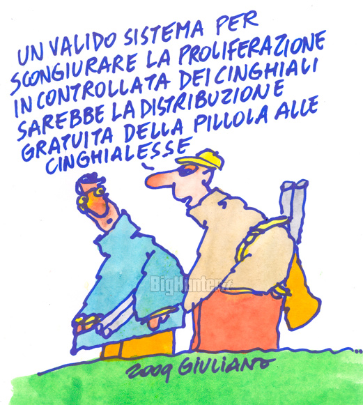 Vignetta Giuliano Rossetti cinghialesse