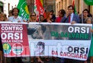 sit in verdi contro ddl Orsi