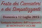 Festa dei cacciatori e dei simpatizzanti