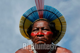 Protesta degli indigeni in Brasile