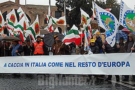 manifestazione per la cultura rurale a Roma