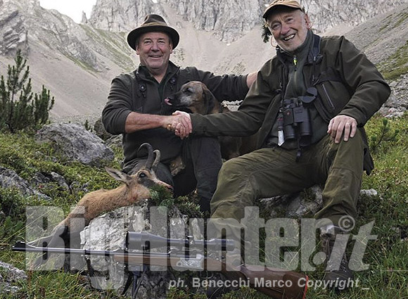 Marco Benecchi caccia al camoscio