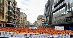 Manifestazione caccia Spagna